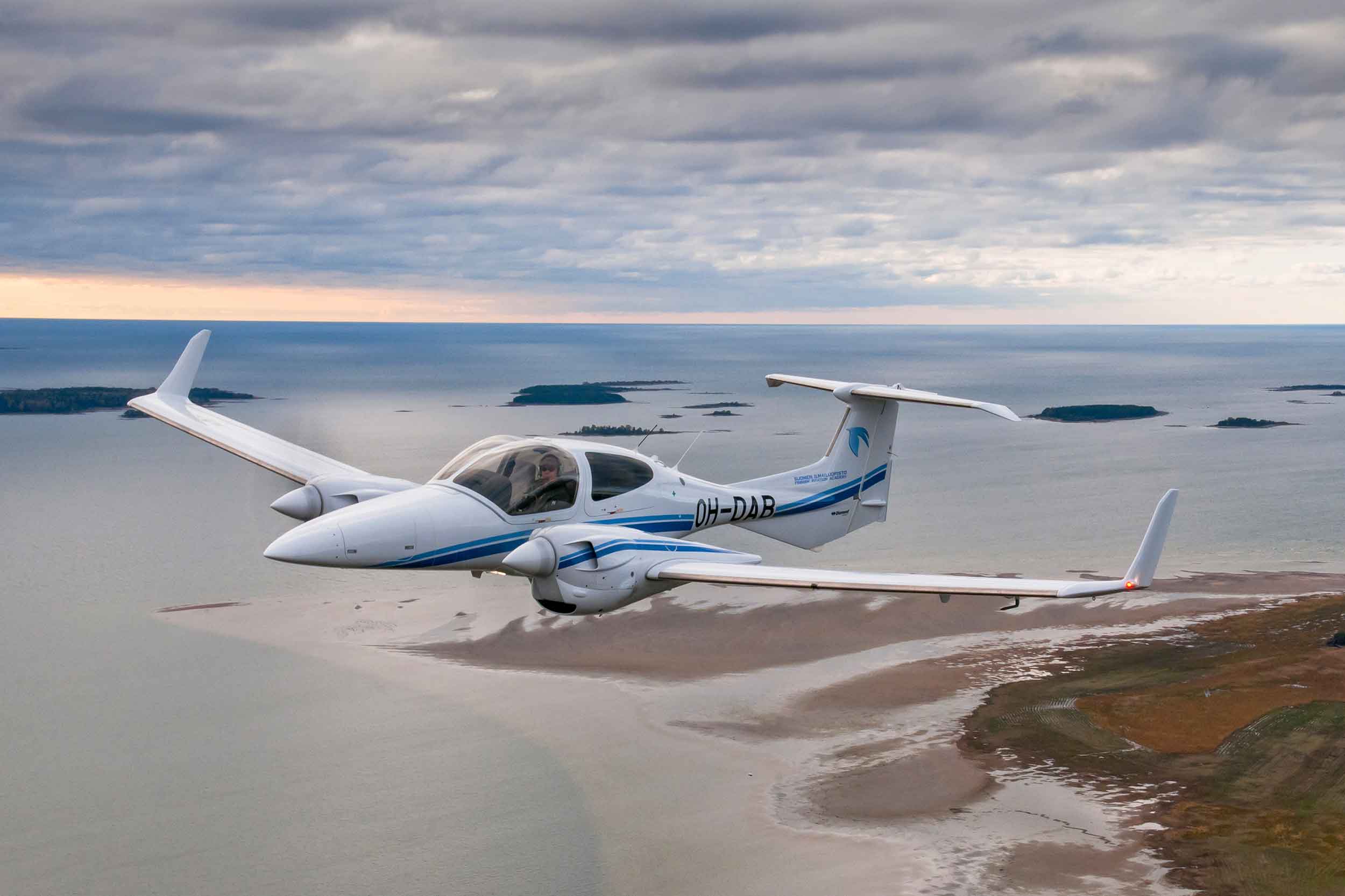 Aircraft such as Diamond's DA42 are in demand for pilot training