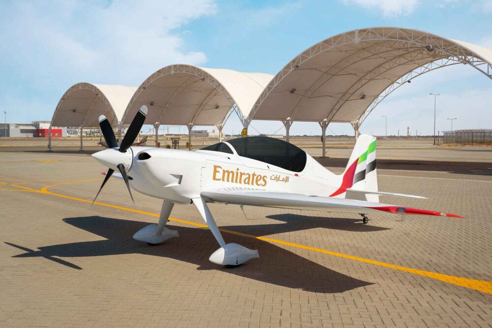 Gamebird GB1 joins Emirates' flight training fleet. Photo: EFTA