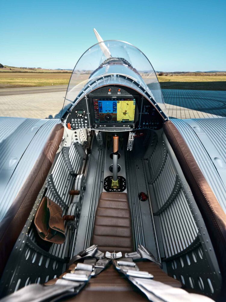 Cockpit of the Junkers A50 Junior