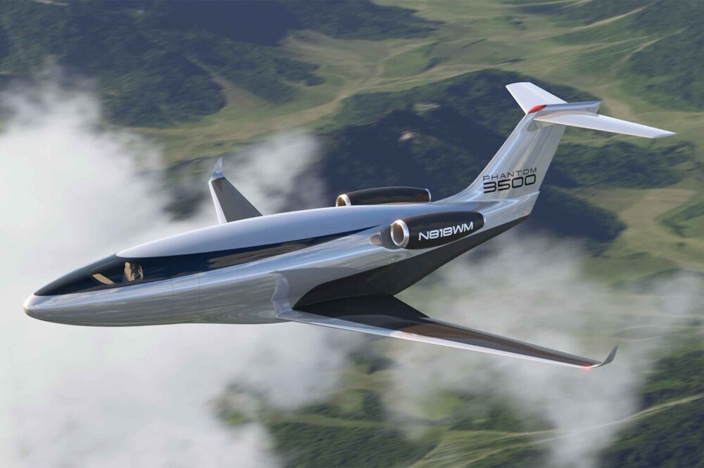 Otto Aviation's windowless Phantom 3500 bizjet