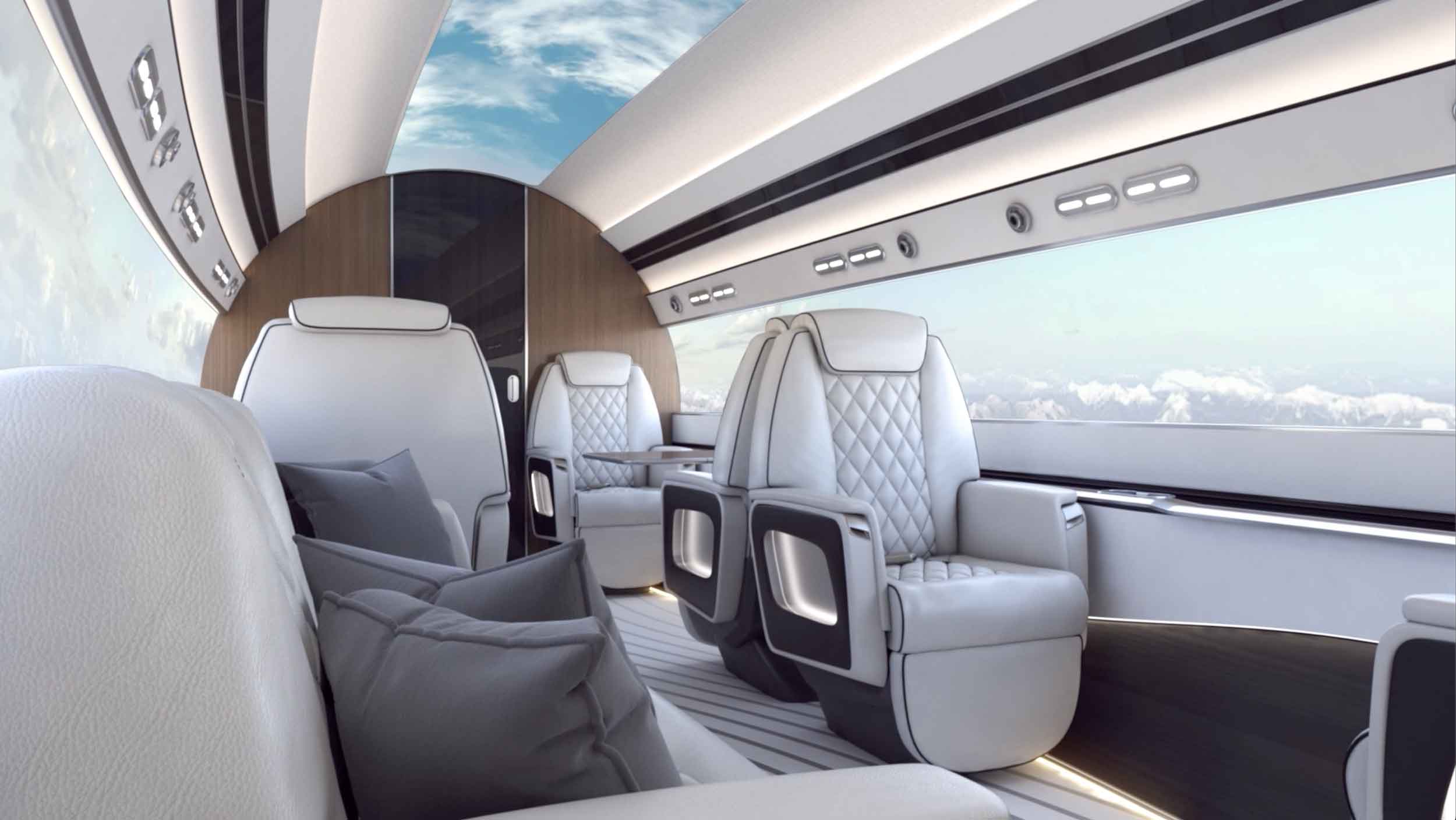 Otto Aviation's windowless Phantom 3500 bizjet