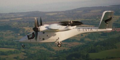 Vertical VX4 eVTOL leaves Kemble circuit for the first time