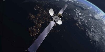 EGNOS satellite over Earth
