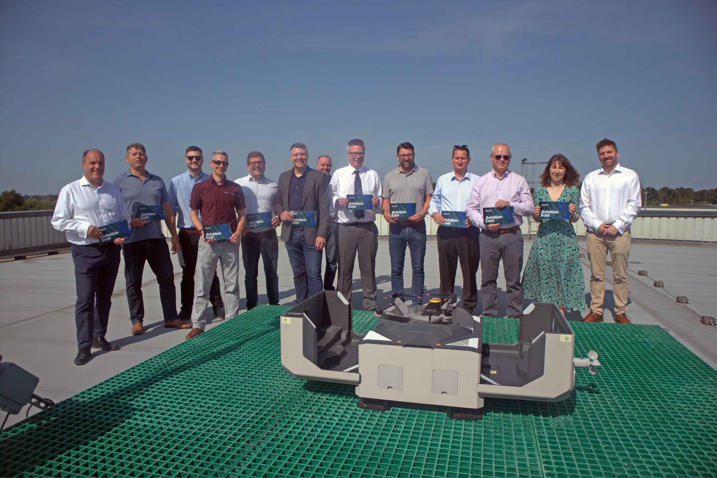 Launch of the Aviation East Manifesto at Norwich Airport last week. Photo: Saxon Air