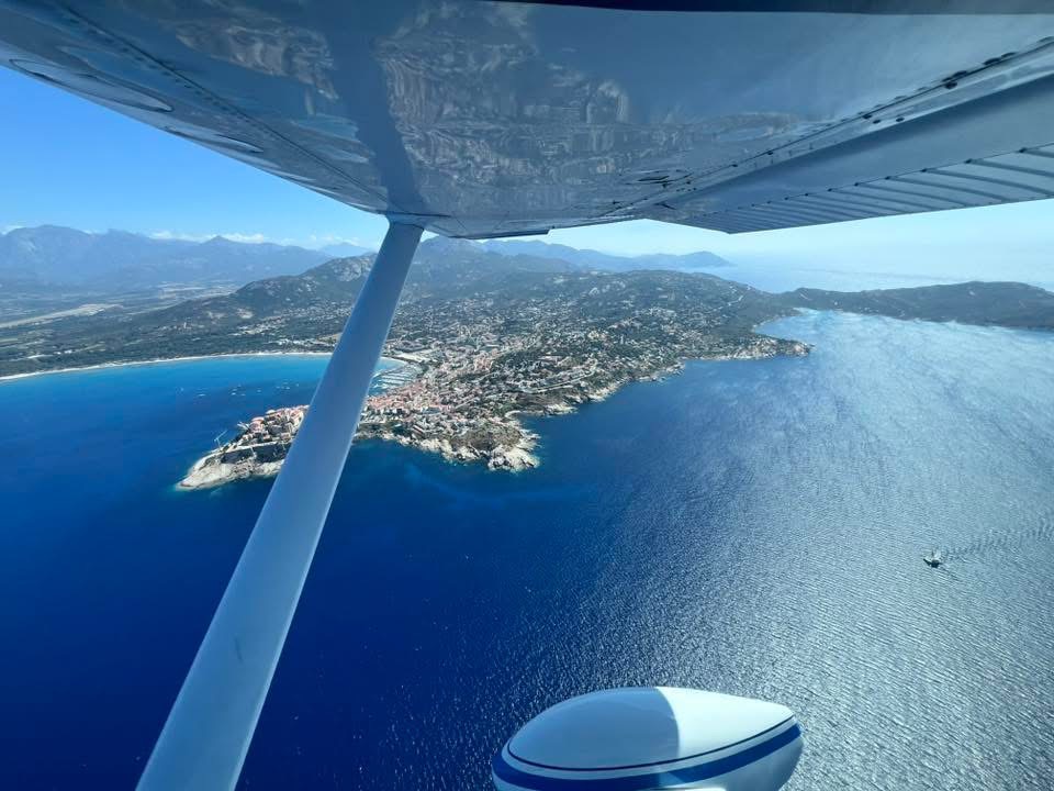 Approaching Calvi.