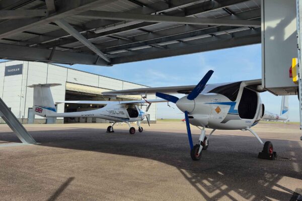 Saxon Air already operates Pipistrel's electric two-seater training aircraft, the Velis Electro. Photo: Saxon Air
