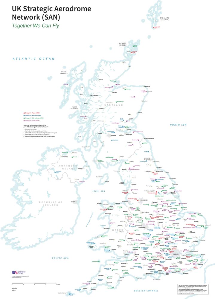 Uk Strategic Aerodrome Network May 2025