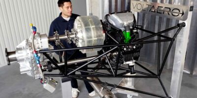 VoltAero's HPU 210 hybrid-electric powertrain for light aircraft. Photo: VoltAero
