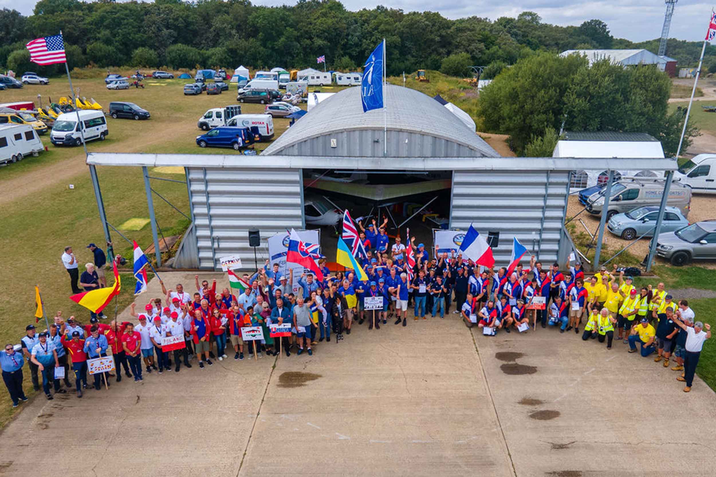 Owain was organiser of the World Microlight Championships when the event came to the UK in 2024. Photo BMAA