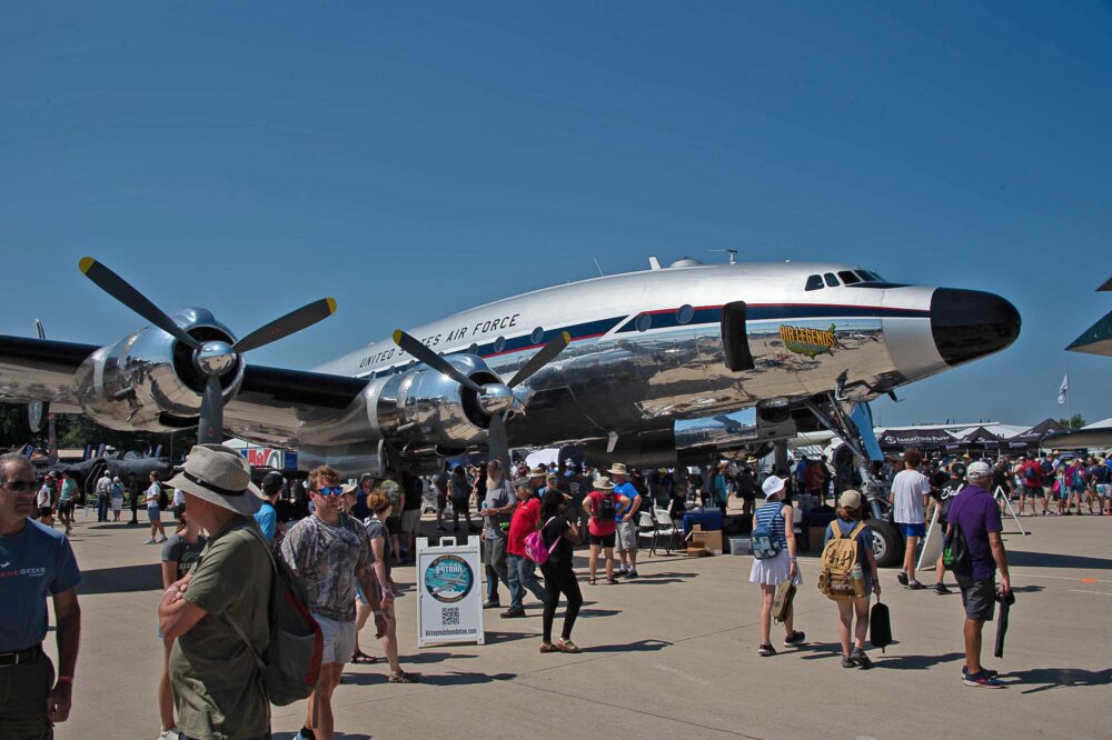 The fabulous Bataan, the Air Legends Foundation VC.121 Constellation, personal aircraft of General Douglas MacArthur Supreme Commander Allied Powers during the Korean War.