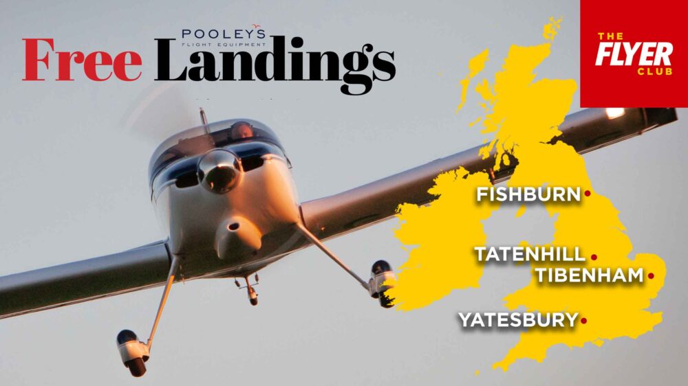 FLYER Club free landings for July 2025