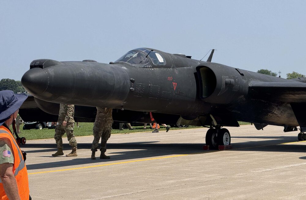 Enter, the Dragon Lady. Great to see the Lockheed U2 at Oshkosh!