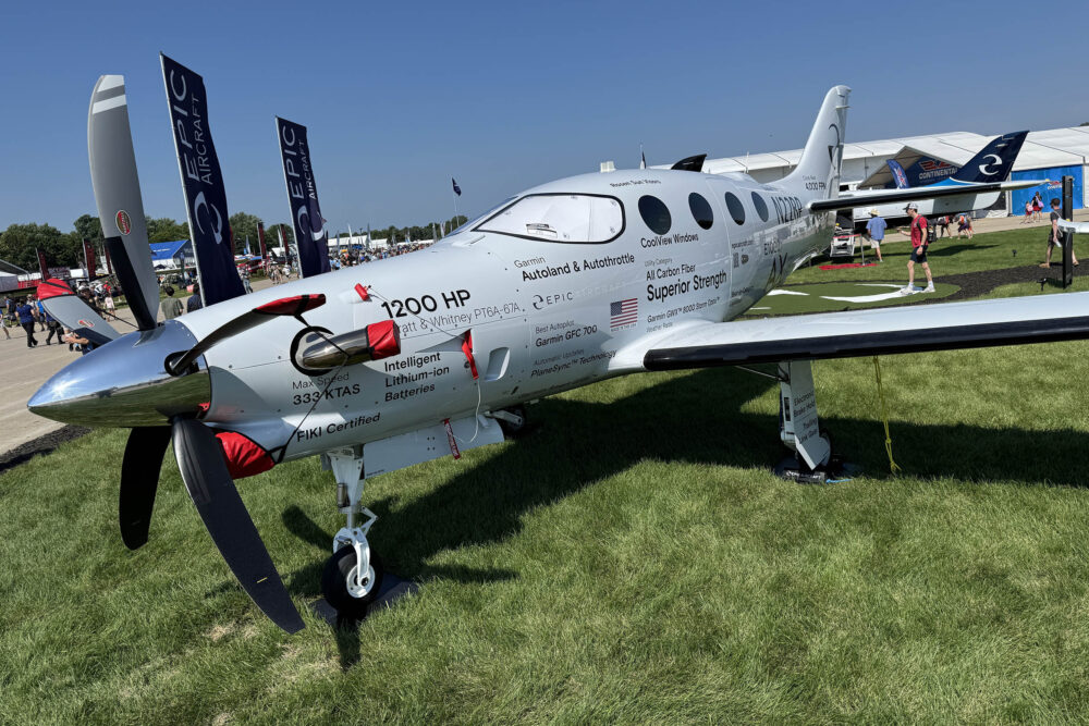What an Epic! It's been a long journey but the Epic E1000 AX single-engine turbine has now received its type certification from the US authority, the FAA. The high performance aircraft is fitted with a full suite of Garmin avionics and controls including Autoland and Autothrottle