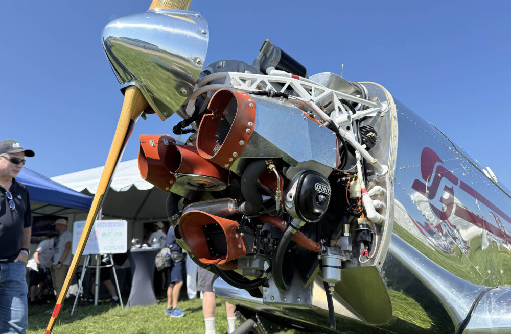 42hp Spirit Engineering V-twin, that powers the SE-1 SLSA aircraft.
