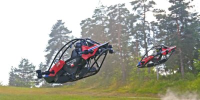 Jetson ONE heading to the hills. Photos & video: Jetson