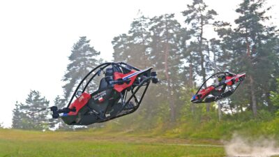 Jetson ONE heading to the hills. Photos & video: Jetson