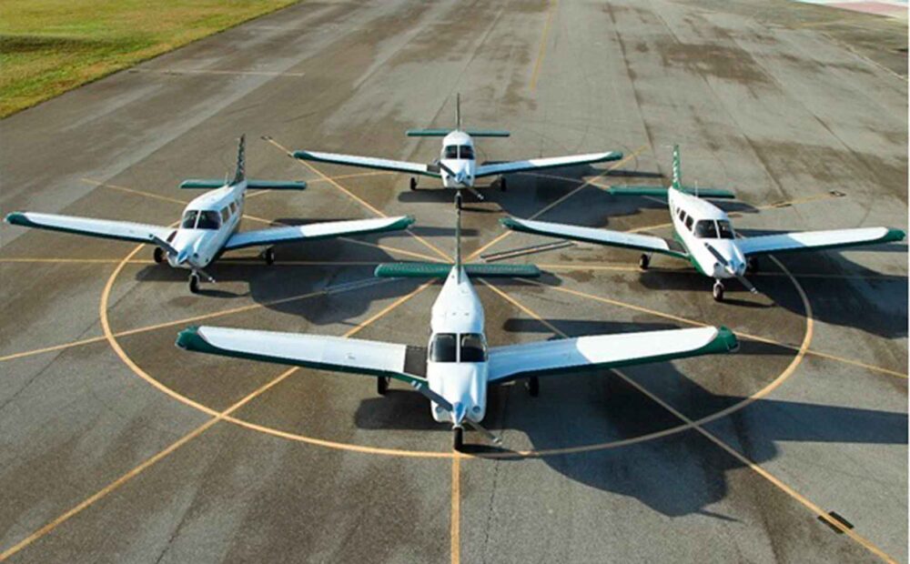 Piper training aircraft