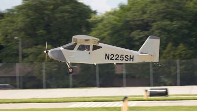 First flight for the Sonex Highwing. Previously the US company has made low wing aircraft. Photo: Sonex