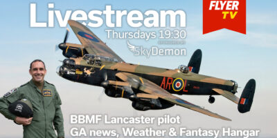Flight Lieutenant Jamie Jackson from the BBMF on FLYER Livestream