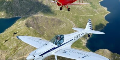 Old & new, over Mount Snowden