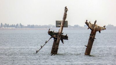 Wreck of the SS Richard Montgomery, off Sheerness by Christine Matthews
