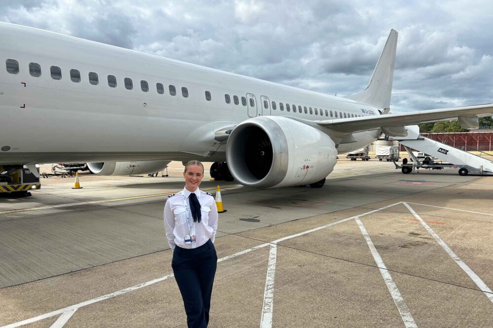 Charlotte Rogers, pilot with Ascend Airways