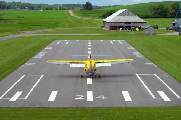 Gulp! Take off (and land) here!