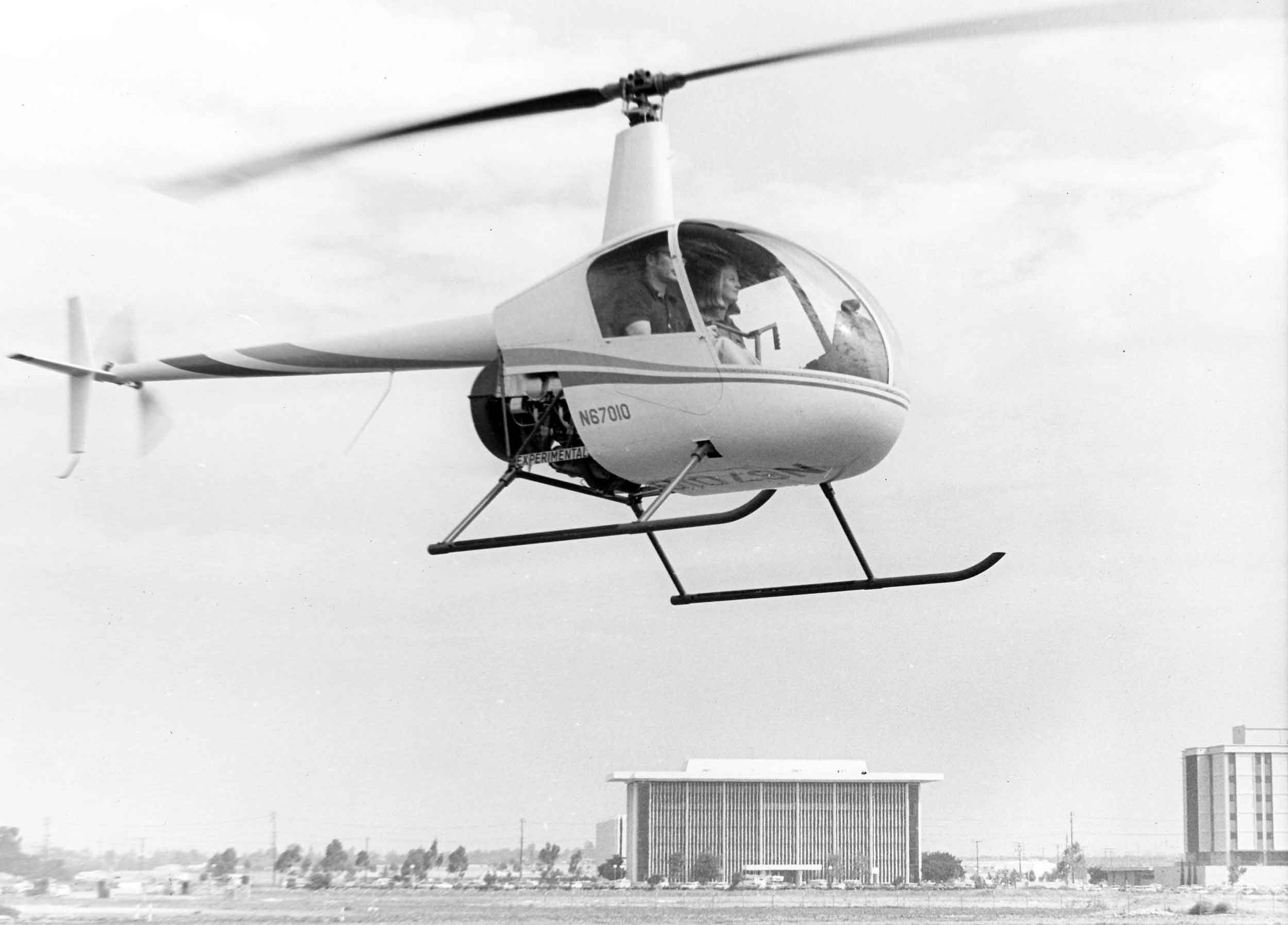 Early flight of the R22. Photo: RHC