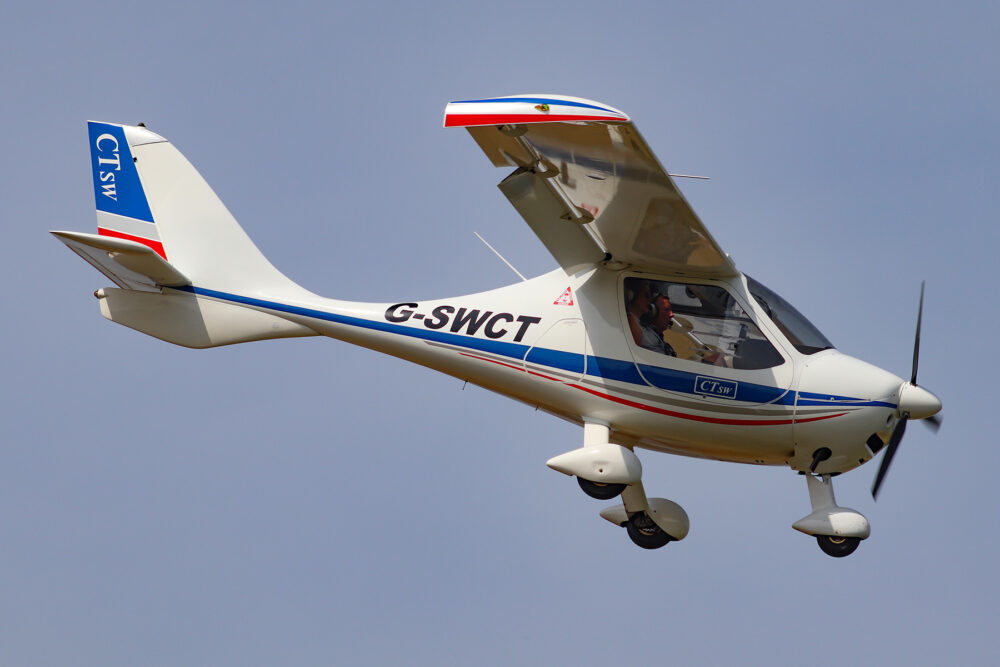 Landing at Cromer Airfield