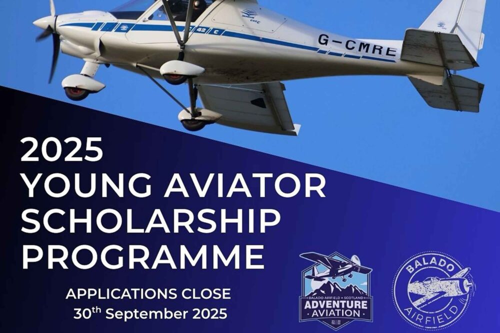 flying scholarship at balado airfield