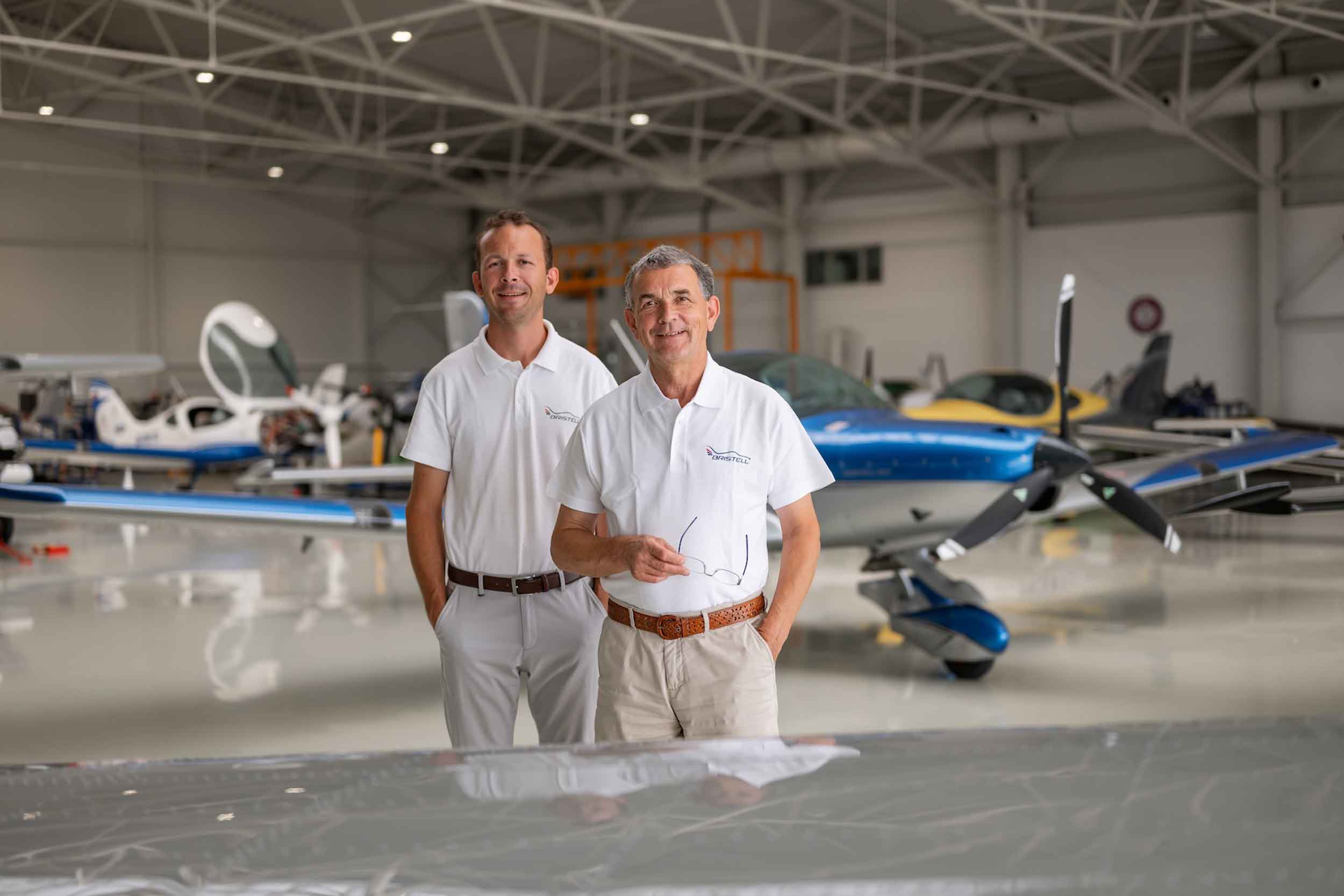 Martin, left, and Milan Bristela, founders of BRM Aero and Bristell aircraft