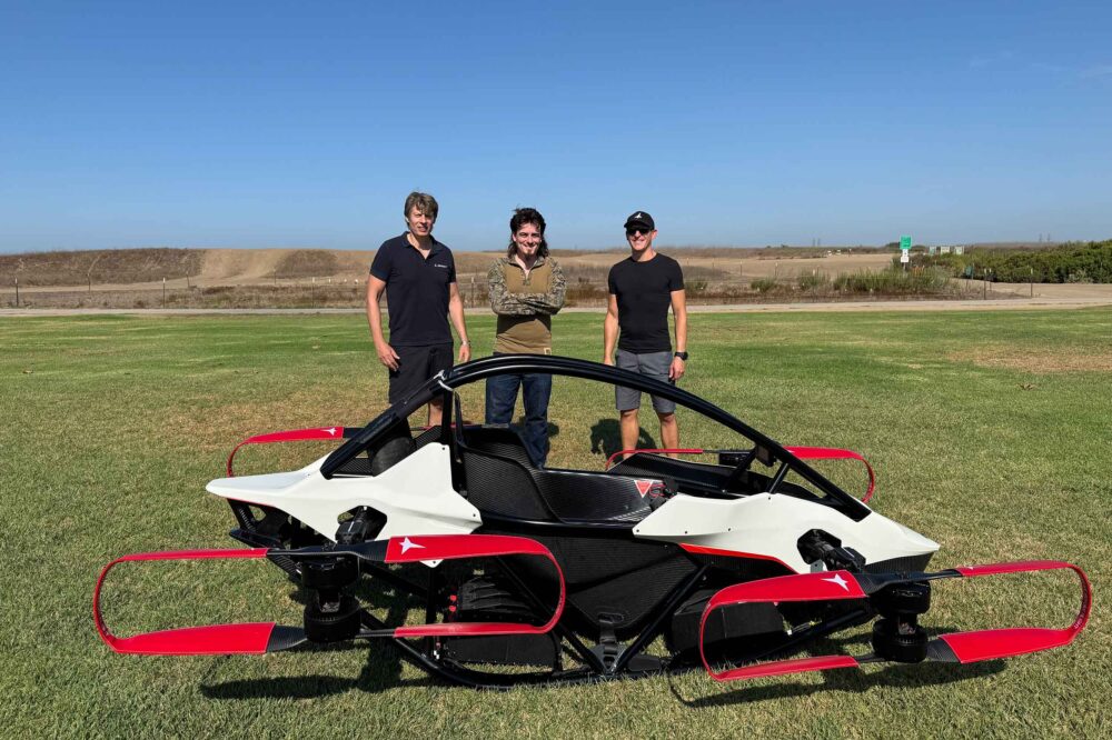 First customer for the Jetson One, Palmer Luckey. Photo: Jetson