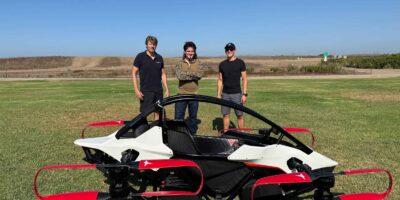 First customer for the Jetson One, Palmer Luckey. Photo: Jetson