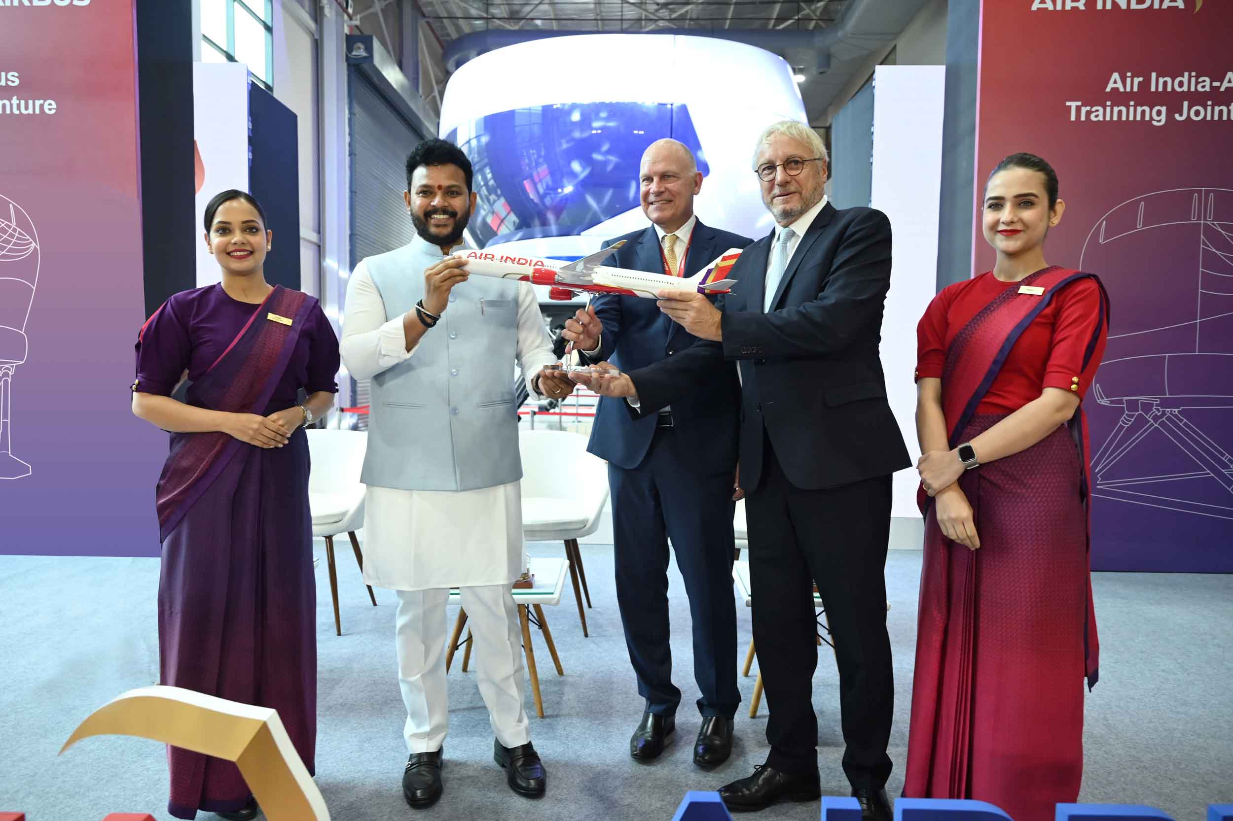Launch ceremony for the new Air India-Airbus joint venture