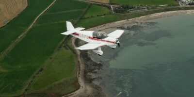 Formation flying along the Irish coastline