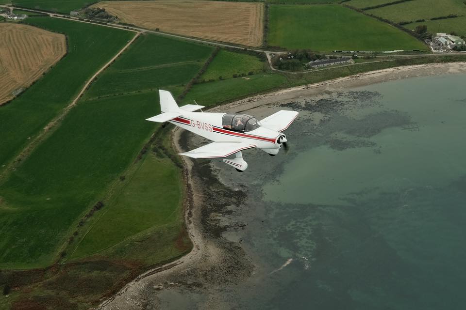 Formation flying along the Irish coastline