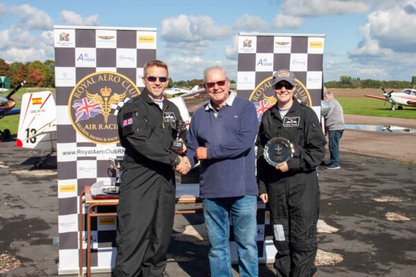 Ben and Sophie Polwin won the King's Cup race - and the 2025 Britis Air Racing Championship