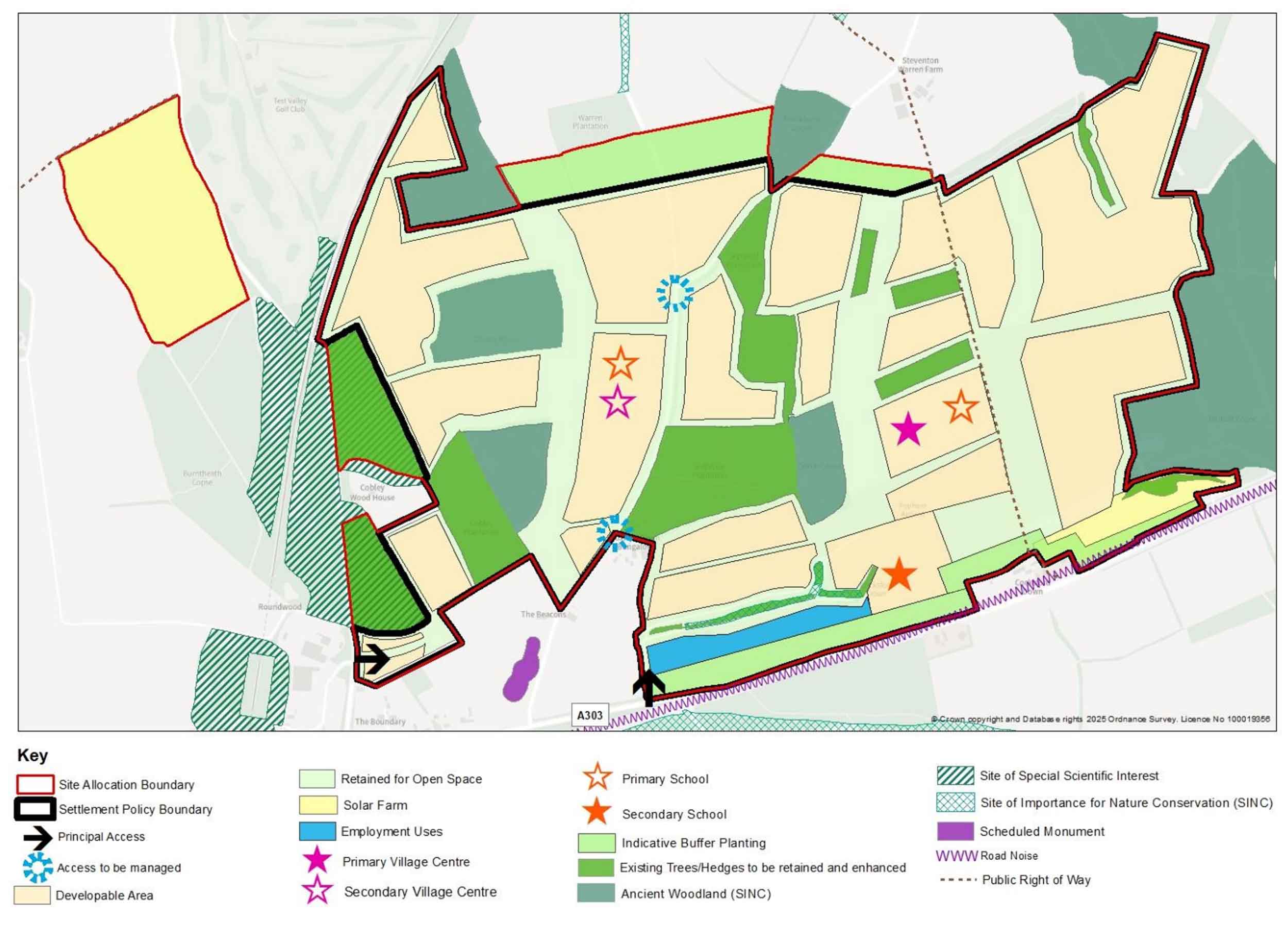 Plan for Popham Garden Village