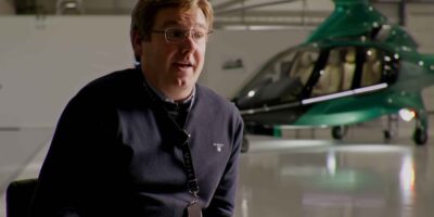Dr Jason Hill, founder and owner of Hill Helicopters