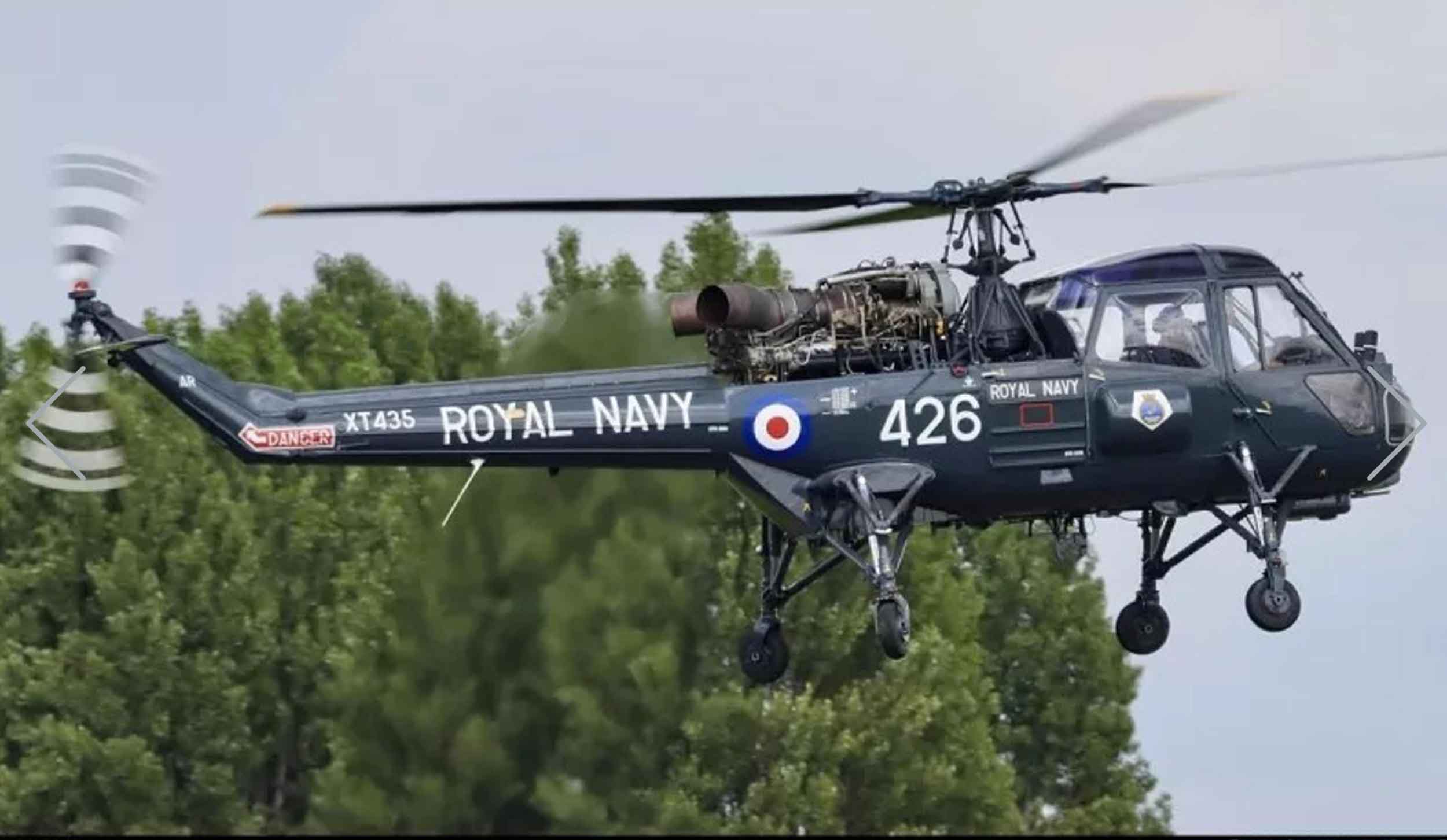 Westland Wasp flight