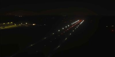 New LED lighting for Biggin's resurfaced runway