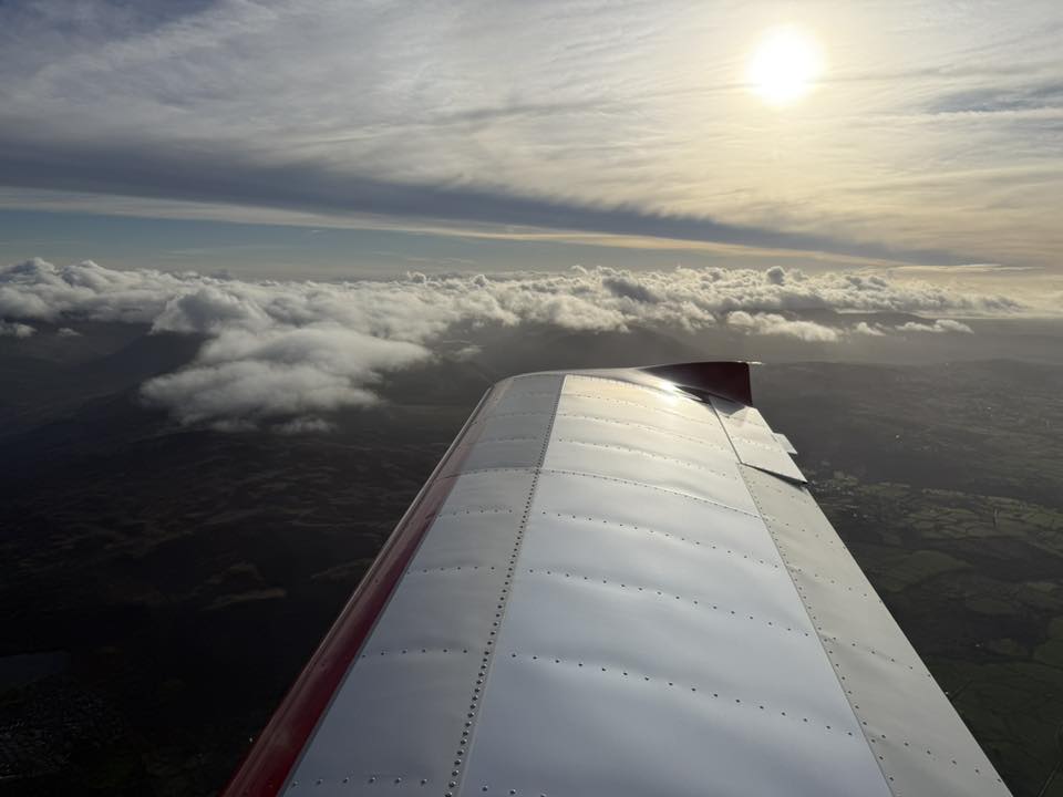 Light aircraft wing.