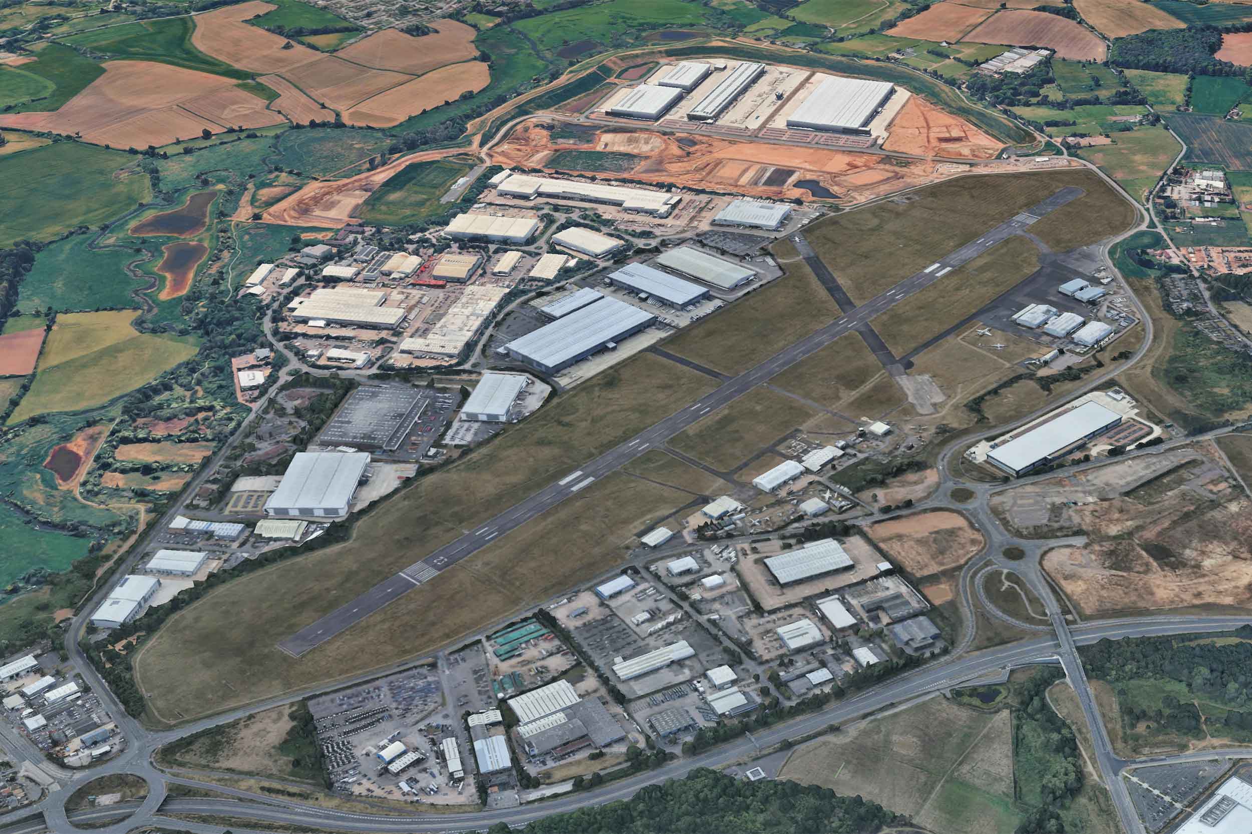 Coventry Airport. Image: Google Earth