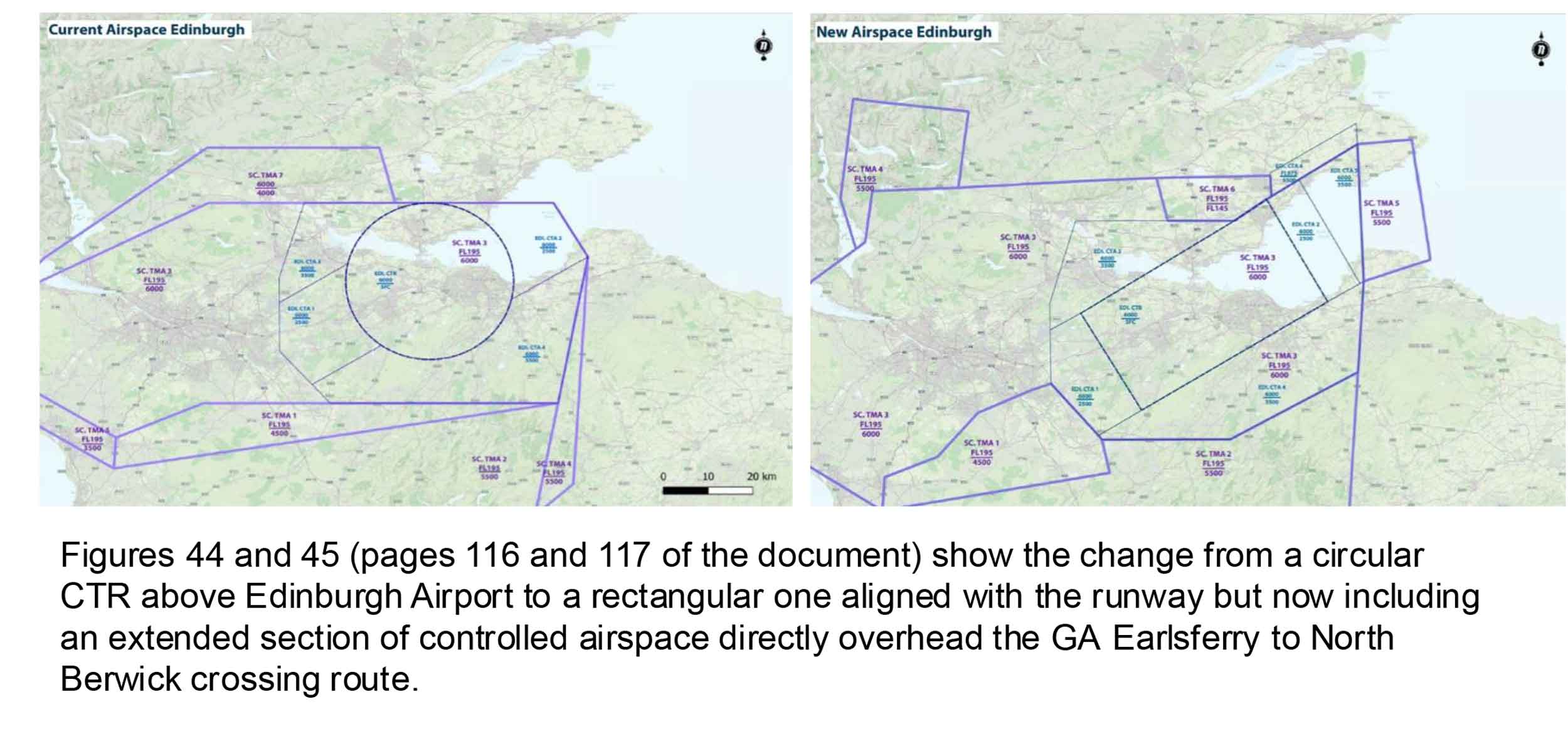 Edinburgh Airport airspace change