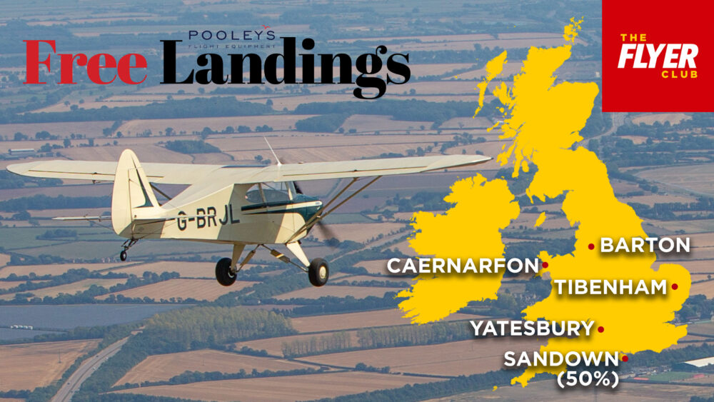 FLYER free landings for December 2025