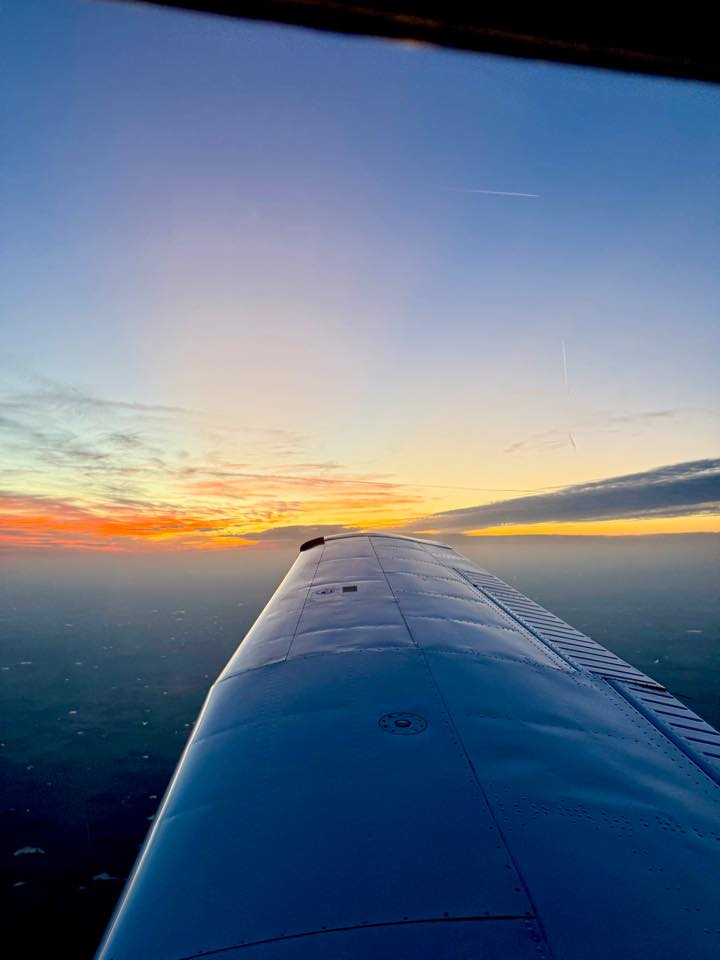 Light aircraft wing.
