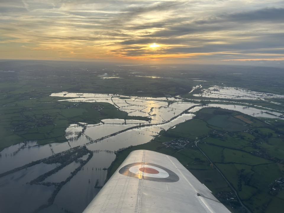 Light aircraft wing.