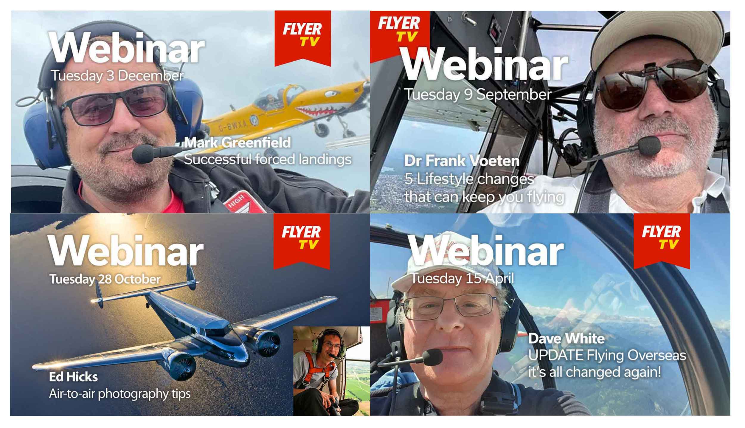 Flyer Club webinars for members