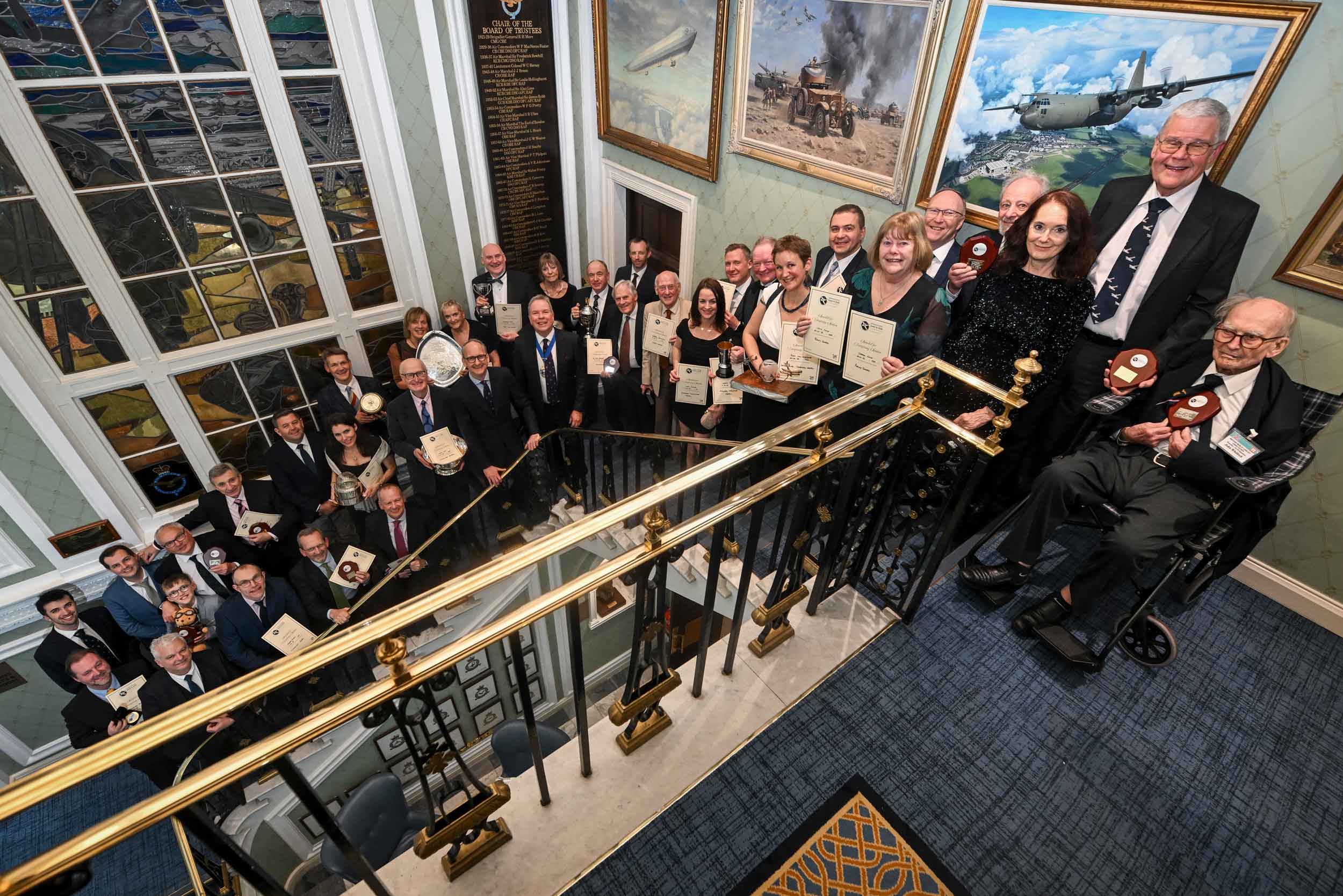 All the award winners at the Pooleys dinner held at the RAF Club, London