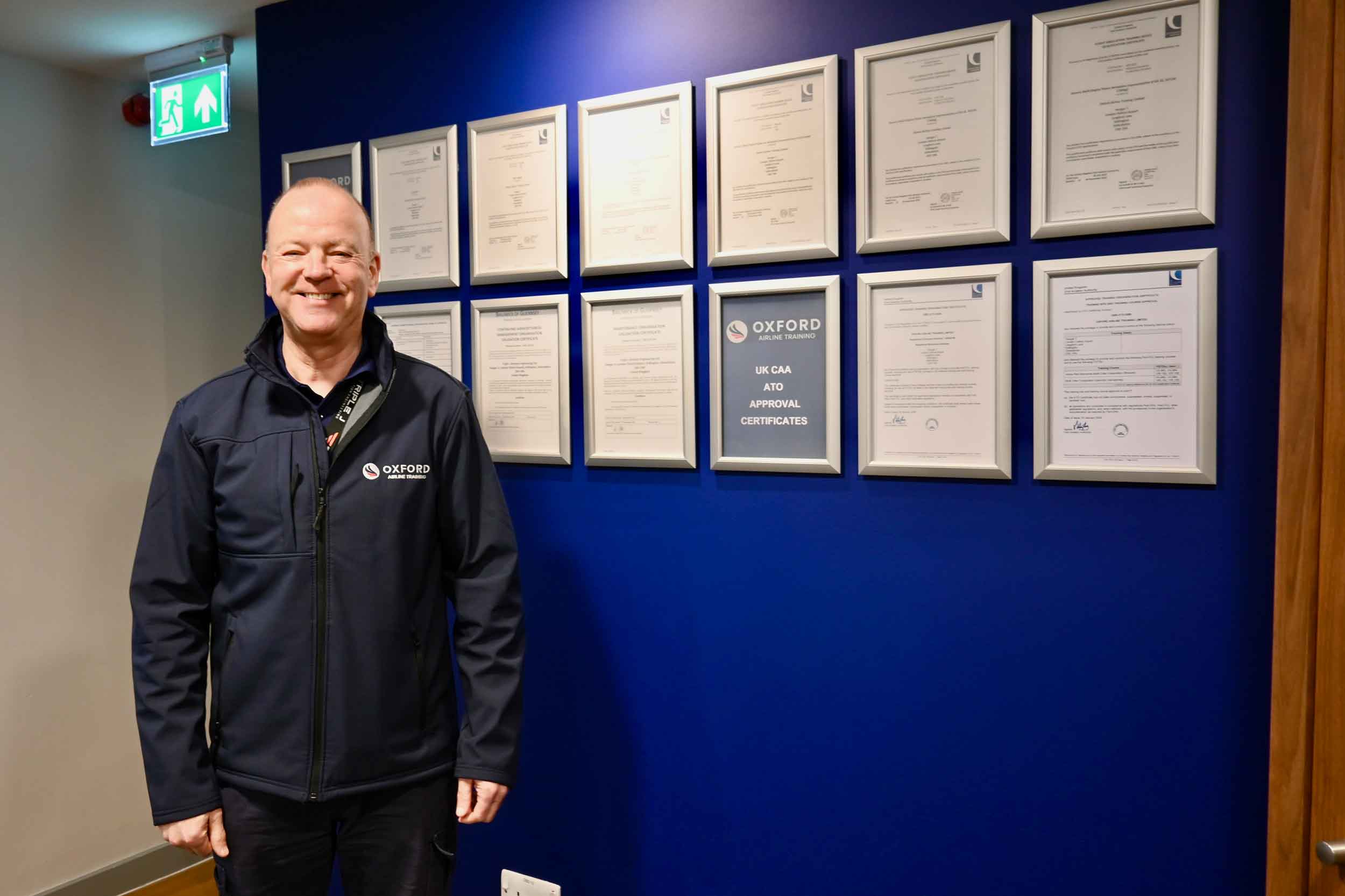 Industry veteran Anthony Petteford has set up the new Oxford Airline Training with John Hardcastle, who runs the adjacent Triple J Diamond Aircraft Service Centre